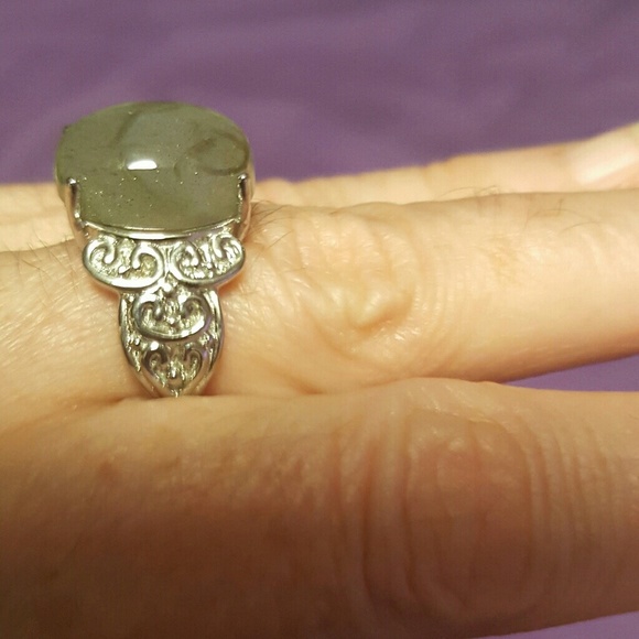 Stainless Steel Labradorite Ring - Picture 4 of 8